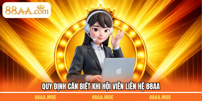 Quy định cần biết khi hội viên liên hệ 88AA